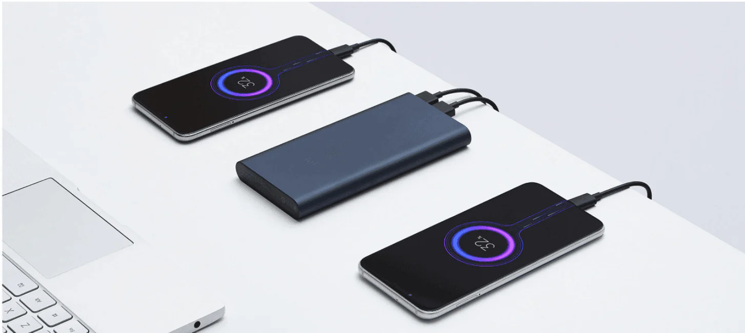 10000mAh MI 18W Fast Charge Power Bank 3 | Type C and Type A Ports - Image 3