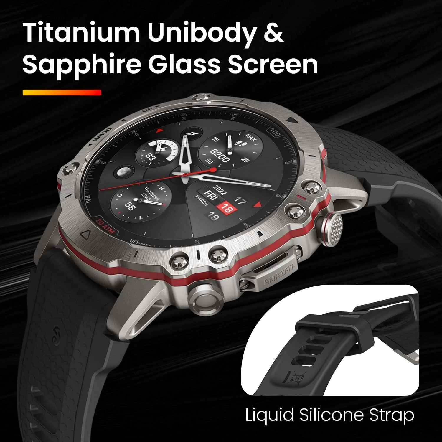 Amazfit Falcon | 20 ATM Water Resistance | Multi Sport Premium Watch - Image 3