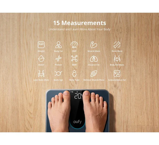 Eufy Smart Body Scale P2 - Black - Image 2