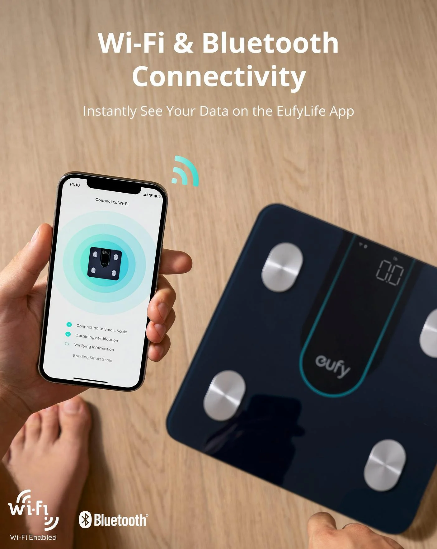 Eufy Smart Body Scale P2 - Black - Image 3