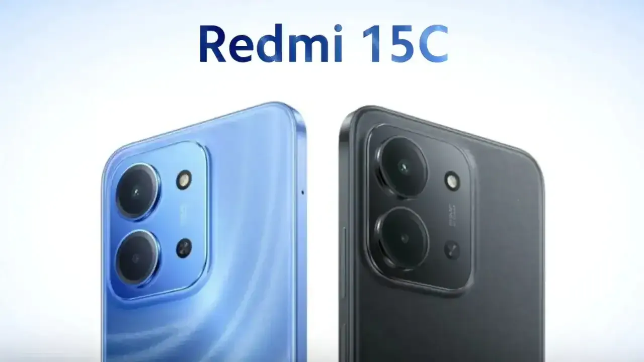Redmi 15C 4+128, 6000mAh Battery  Midnight black , Get Free  Earphones - Image 3