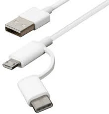 XIAOMI Mi 2-in-1 USB Cable (Micro USB to Type C) - Image 2