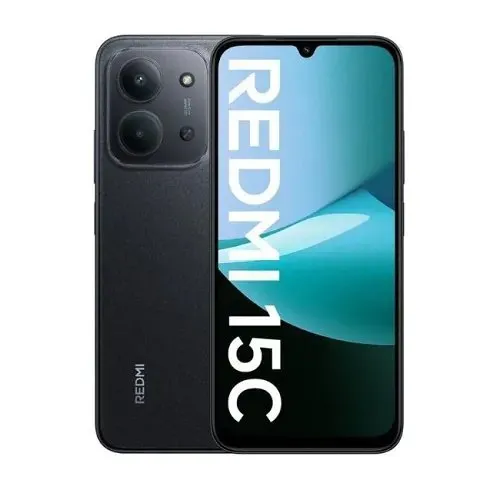 Redmi 15C 4+128, 6000mAh Battery  Midnight black , Get Free  Earphones - Image 5